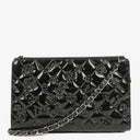 Chanel Lucky Charm Black Patent Leather Pochatte