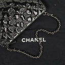 Chanel Lucky Charm Black Patent Leather Pochatte