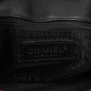 Chanel Borsa a Patta Mademoiselle in Vitello Craquelé Lucido con Ferramenta Argento