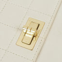Chanel Mademoiselle Lock Accordion Chocolate Bar Flap Bag