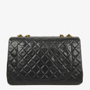 Chanel Maxi Jumbo CC Classic Single Flap Bag Black Quilted Lambskin 24K Gold-Plated Hardware