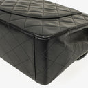 Chanel Maxi Jumbo CC Classic Single Flap Bag Black Quilted Lambskin 24K Gold-Plated Hardware