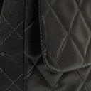 Chanel Maxi Jumbo CC Classic Single Flap Bag Black Quilted Lambskin 24K Gold-Plated Hardware
