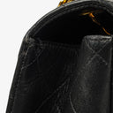 Chanel Maxi Jumbo CC Classic Single Flap Bag Black Quilted Lambskin 24K Gold-Plated Hardware