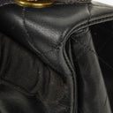 Chanel Maxi Jumbo CC Classic Single Flap Bag Black Quilted Lambskin 24K Gold-Plated Hardware