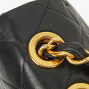 Chanel Maxi Jumbo CC Classic Single Flap Bag Black Quilted Lambskin 24K Gold-Plated Hardware