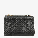 Chanel Maxi Jumbo CC Classic Single Flap Bag Black Quilted Lambskin 24K Gold-Plated Hardware
