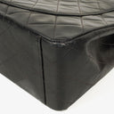 Chanel Maxi Jumbo CC Classic Single Flap Bag Black Quilted Lambskin 24K Gold-Plated Hardware
