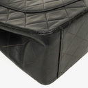 Chanel Maxi Jumbo CC Classic Single Flap Bag Black Quilted Lambskin 24K Gold-Plated Hardware
