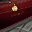 Chanel Maxi Jumbo CC Classic Single Flap Bag Black Quilted Lambskin 24K Gold-Plated Hardware