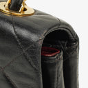 Chanel Maxi Jumbo CC Classic Single Flap Bag Black Quilted Lambskin 24K Gold-Plated Hardware