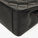 Chanel Maxi Jumbo CC Classic Single Flap Bag Black Quilted Lambskin 24K Gold-Plated Hardware