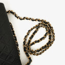 Chanel Maxi Jumbo CC Classic Single Flap Bag Black Quilted Lambskin 24K Gold-Plated Hardware