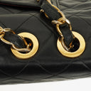 Chanel Maxi Jumbo CC Classic Single Flap Bag Black Quilted Lambskin 24K Gold-Plated Hardware