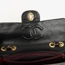 Chanel Maxi Jumbo CC Classic Single Flap Bag Black Quilted Lambskin 24K Gold-Plated Hardware