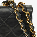 Chanel Maxi Jumbo CC Classic Single Flap Bag Black Quilted Lambskin 24K Gold-Plated Hardware