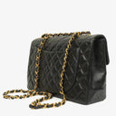 Chanel Maxi Jumbo Classic Single Flap Bag Black Quilted Lambskin 24K Gold-Plated Hardware
