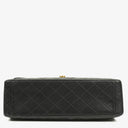 Chanel Maxi Jumbo Classic Single Flap Bag Black Quilted Lambskin 24K Gold-Plated Hardware