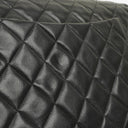 Chanel Maxi Jumbo Classic Single Flap Bag Black Quilted Lambskin 24K Gold-Plated Hardware