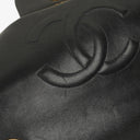 Chanel Maxi Jumbo Classic Single Flap Bag Black Quilted Lambskin 24K Gold-Plated Hardware