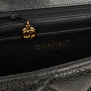 Chanel Maxi Jumbo Classic Single Flap Bag Black Quilted Lambskin 24K Gold-Plated Hardware