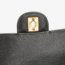 Chanel Maxi Jumbo Classic Single Flap Bag Black Quilted Lambskin 24K Gold-Plated Hardware