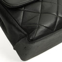 Chanel Maxi Jumbo Classic Single Flap Bag Black Quilted Lambskin 24K Gold-Plated Hardware