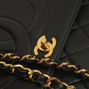 Chanel Maxi Jumbo Classic Single Flap Bag Black Quilted Lambskin 24K Gold-Plated Hardware
