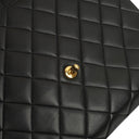 Chanel Maxi Jumbo Classic Single Flap Bag Black Quilted Lambskin 24K Gold-Plated Hardware