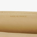 Chanel Maxi Logo Full Flap Bag Beige Quilted Leather With 24K Gold-Plated Hardware