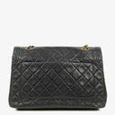 Chanel Medium Black Lambskin Quilted Single Flap Bag 24K Gold-Plated Hardware