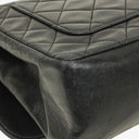 Chanel Medium Black Lambskin Quilted Single Flap Bag 24K Gold-Plated Hardware
