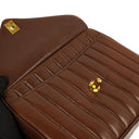 Chanel Medium Camera Tassel Brown Vertical Quilted Lambskin CC Flap Shoulder Bag 24K Gold-Plated Hardware, 1994-1996