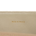 Chanel Medium Classic Beige Ivory Quilted Lambskin Single Flap Bag With 24K Gold-Plated Hardware