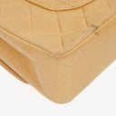 Chanel Medium Classic Beige Quilted Leather Double Flap Bag With 24K Gold-Tone Hardware