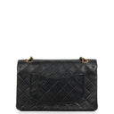 Chanel Medium Classic Black Quilted Lambskin Double Flap Bag With 24K Gold-Plated Hardware