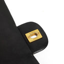 Chanel Medium Classic Black Quilted Lambskin Double Flap Bag With 24K Gold-Plated Hardware
