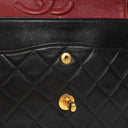 Chanel Medium Classic Black Quilted Lambskin Double Flap Bag With 24K Gold-Plated Hardware