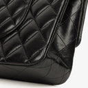 Chanel Medium Classic Black Quilted Lambskin Double Flap Bag With Gold-Tone Hardware