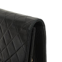 Chanel Medium Classic Black Quilted Lambskin Single Flap Bag With 24K Gold-Plated Hardware