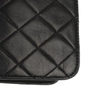 Chanel Medium Classic Black Quilted Lambskin Single Flap Bag With 24K Gold-Plated Hardware