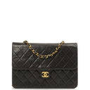 Chanel Medium Classic Black Quilted Lambskin Single Flap Bag With 24K Gold-Plated Hardware