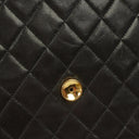 Chanel Medium Classic Black Quilted Lambskin Single Flap Bag With 24K Gold-Plated Hardware