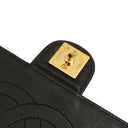 Chanel Medium Classic Black Quilted Lambskin Single Flap Bag With 24K Gold-Plated Hardware