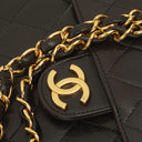 Chanel Medium Classic Black Quilted Lambskin Single Flap Bag With 24K Gold-Plated Hardware