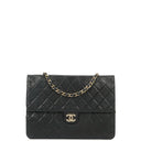 Chanel Medium Classic Black Quilted Lambskin Single Flap Bag With Gold-Tone Hardware