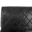 Chanel Medium Classic Black Quilted Lambskin Single Flap Bag With Gold-Tone Hardware