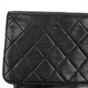 Chanel Medium Classic Black Quilted Lambskin Single Flap Bag With Gold-Tone Hardware