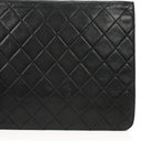 Chanel Medium Classic Black Quilted Lambskin Single Flap Bag With Gold-Tone Hardware