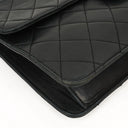 Chanel Medium Classic Black Quilted Lambskin Single Flap Bag With Gold-Tone Hardware